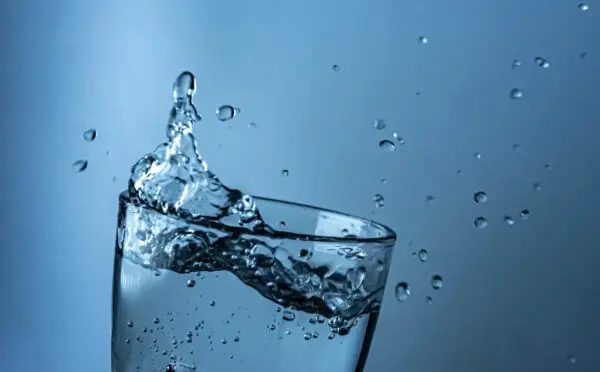 Water in glass